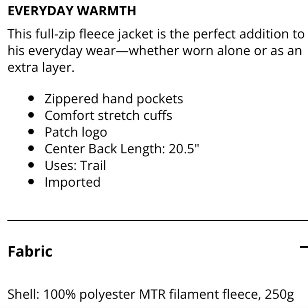 Columbia Fleece Zip Up Jacket - Picture 6 of 7